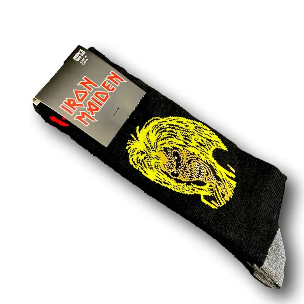 3/$20 Iron Maiden Funny Novelty Crew Socks - NWT